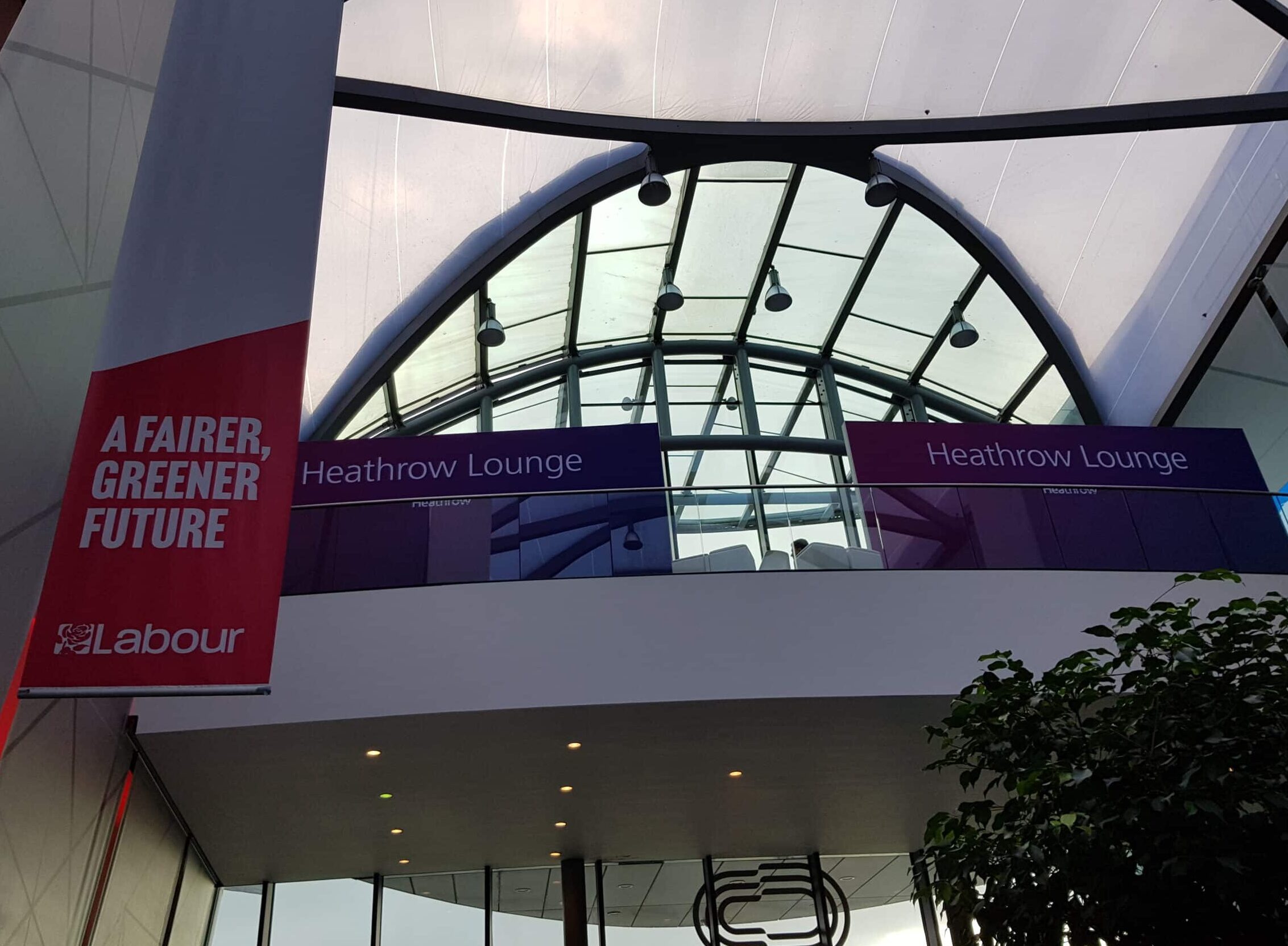 The Heathrow Lounge at the Labour Conference