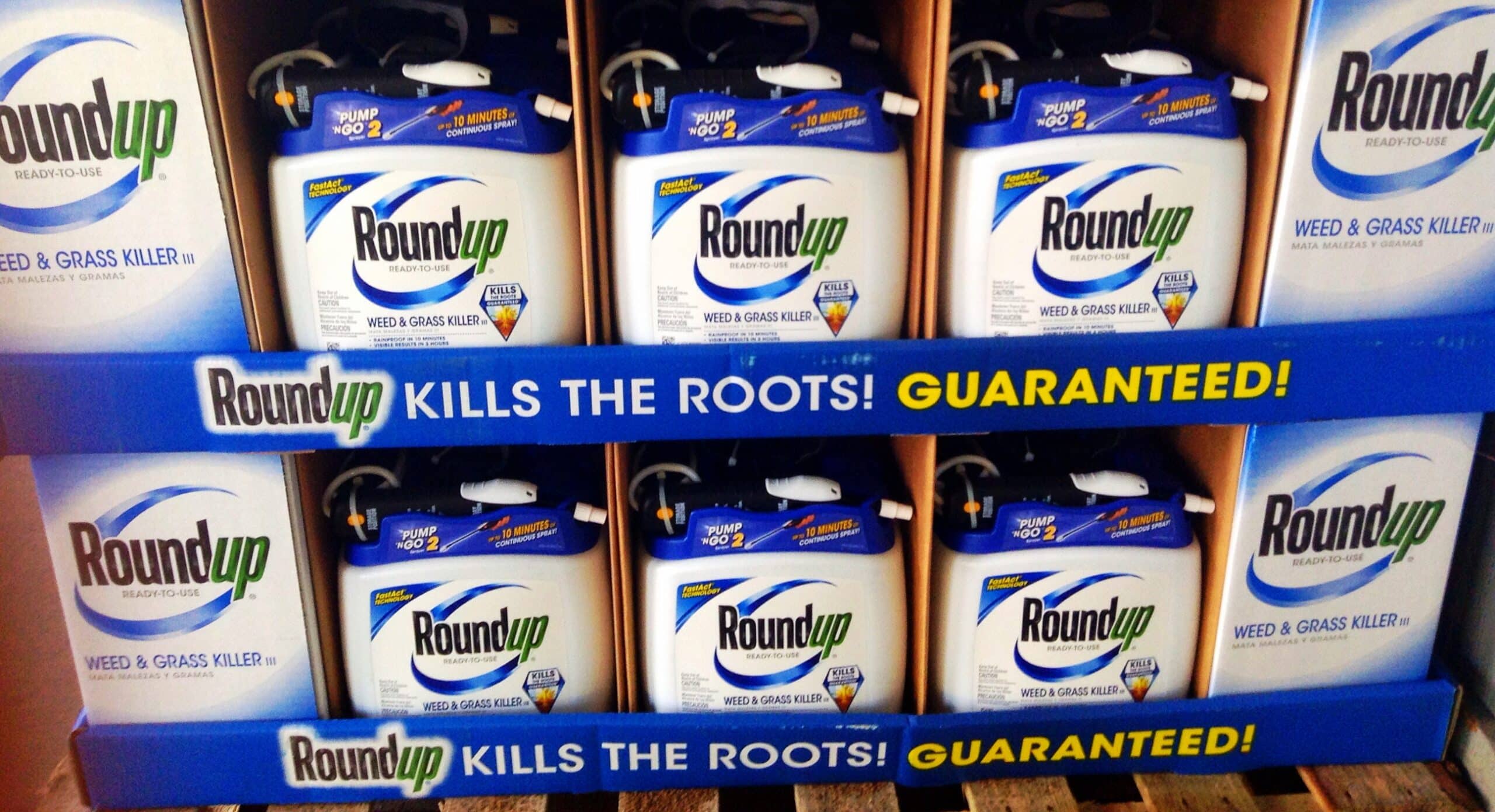 a photo of bottles of Roundup