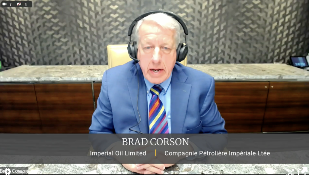 Imperial Oil CEO and chairman Brad Corson