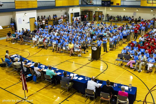 Clear Skies Ordinance meeting in South Portland, Maine, 2014