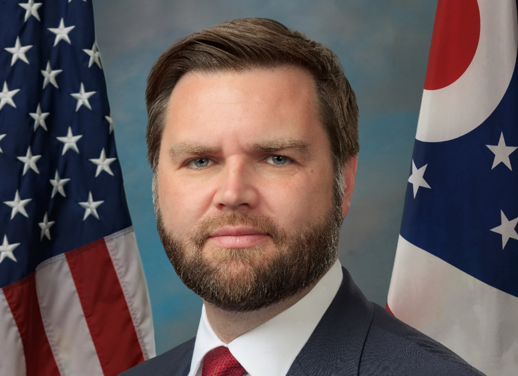 Senator JD Vance's official Senate portrait