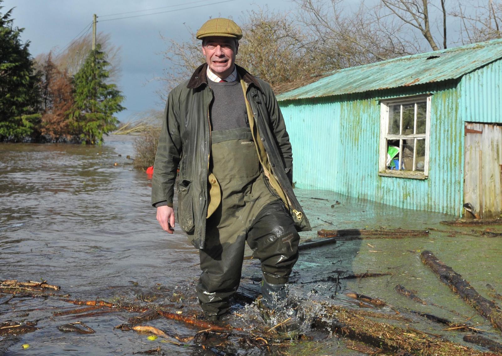 photo of Fossil Fuel Advocate Nigel Farage is Building a House in High Climate Risk Area image