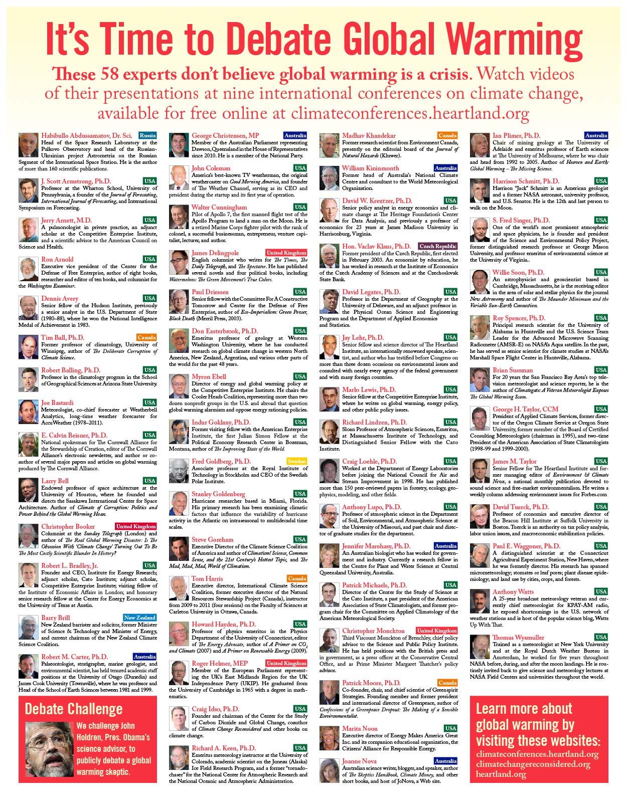 Heartland Institute 58 Experts Poster Remixed by DeSmog - DeSmog